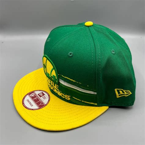 New Era Seattle Supersonics Hat Men 9Fifty New Era NBA Snap Back Cap ...