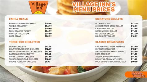 Village Inn Menu and Prices + Discontinued Items (2024)