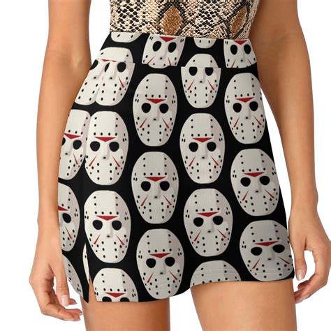 Jason Voorhees Mask / Women's skirt Y2K Summer Clothes 2022 Kpop Style ...