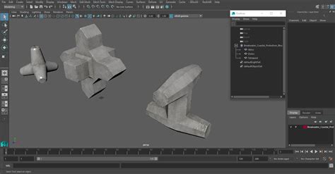 3D model Breakwater Coastal Protection Blocks Set | 3D Molier International