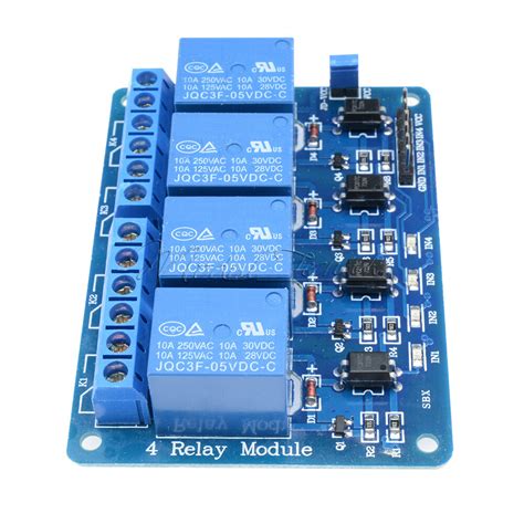 10PCS 4 Channel Relay Module with Optocoupler 5V For India | Ubuy
