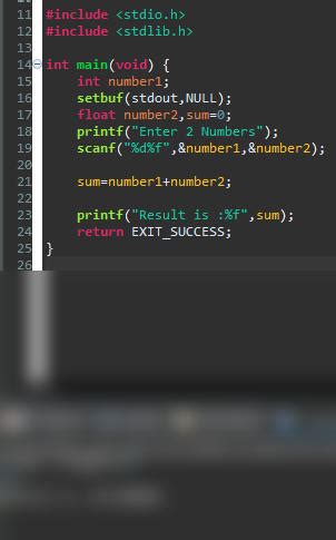 Image result for C Program Sum of Two Numbers