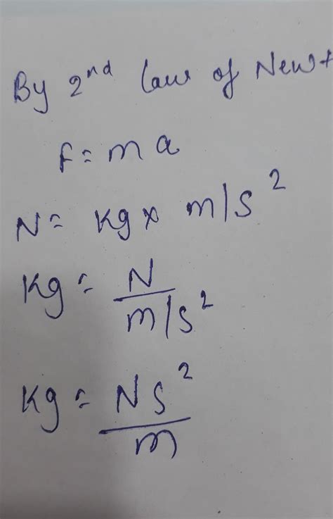 how to convert Newton to Kg and Kgf to Newton - Brainly.in