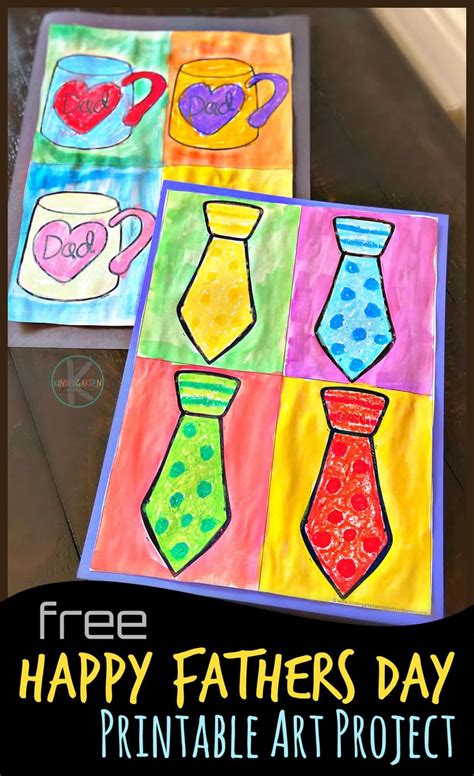 Printable Father’s Day Crafts - FREE Printable A-Z