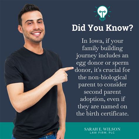 Did you know? In Iowa, if your family building journey includes an egg donor or sperm donor, it ...