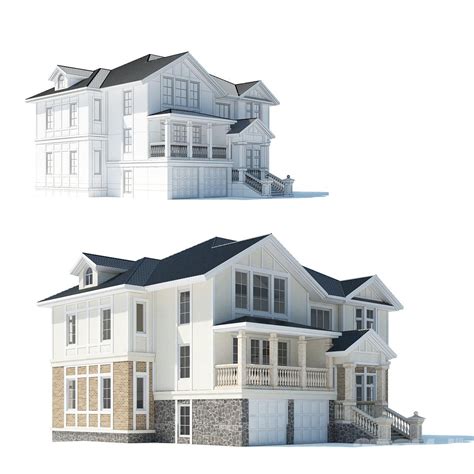 房子-3D模型-模匠网,3D模型下载,免费模型下载,国外模型下载