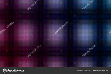 LED video wall screen texture background. Vector blue and red purple ...