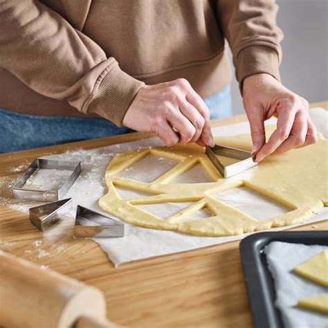 LÄTTBAKAD cookie cutter, set of 4, stainless steel - IKEA