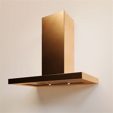 Brass Range Hood - Custom Vent Hood - Minimal Kitchen Designs - Stove ...