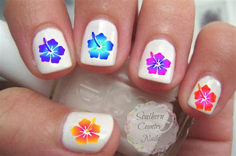Hibiscus Nail Art Tutorial at Eva Gloucester blog