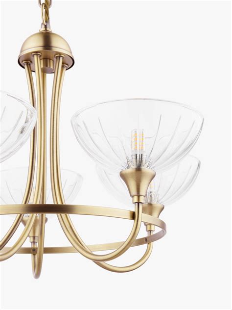 Laura Ashley Wellham Chandelier Ceiling Pendant Light, 5 Arms, Antique ...