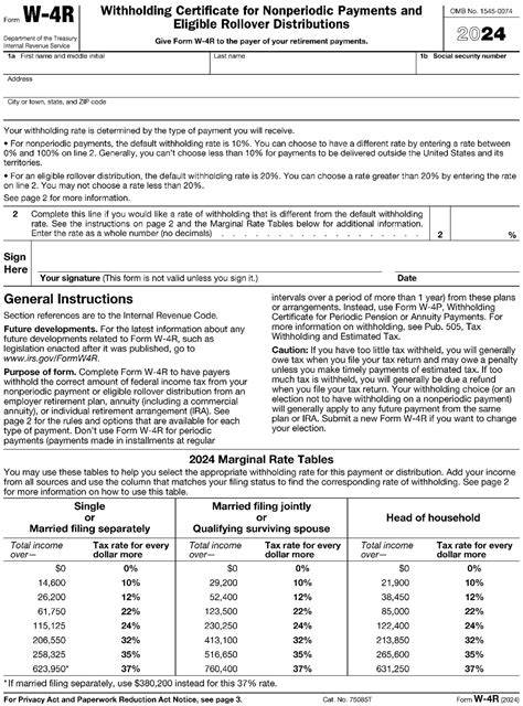 IRS Releases 2024 Form W-4R | Wolters Kluwer - Worksheets Library