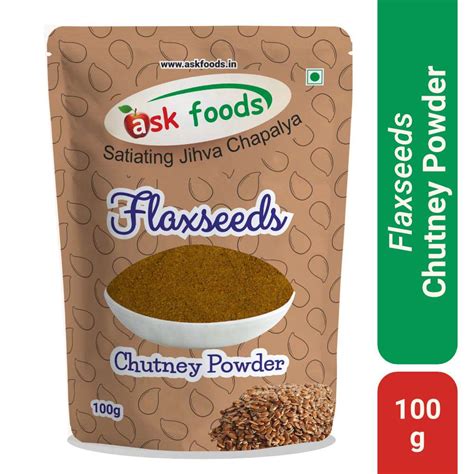 Flax seeds Chutney Powder – Ask Foods
