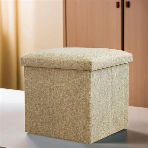 Kuber Industries Storage Stool | Square Toy Storage Box | Foot Rest ...