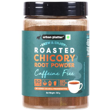Urban Platter Roasted Chicory Root Powder, 250g (Caffeine Free Coffee ...