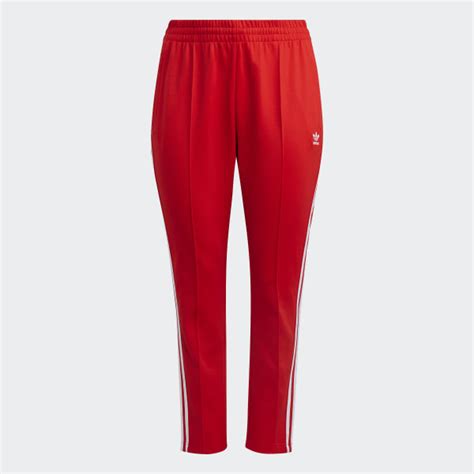 adidas Adicolor SST Track Pants (Plus Size) - Red | Free Shipping with ...