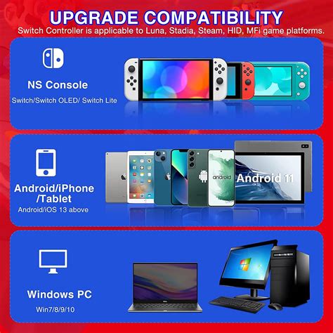 Buy Wireless Switch Pro Controller for Nintendo Switch Controller/Lite ...