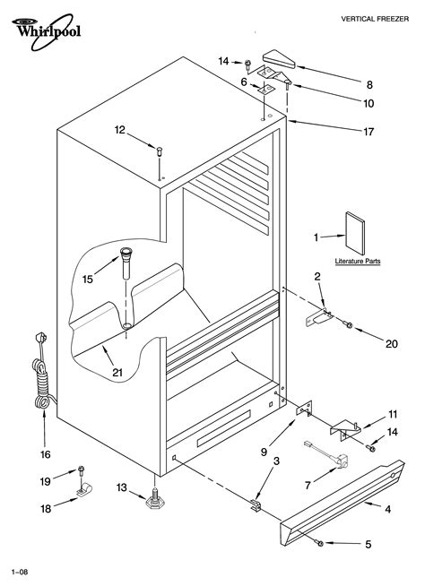 Upright Freezer Parts Diagram at Socorro Brigman blog