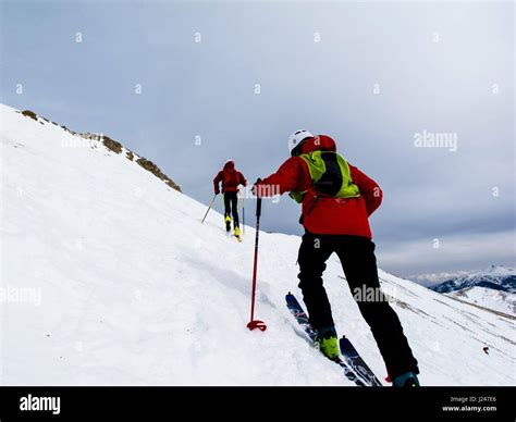 Ski-mountaineering in the eastern Pyrenees Stock Photo - Alamy
