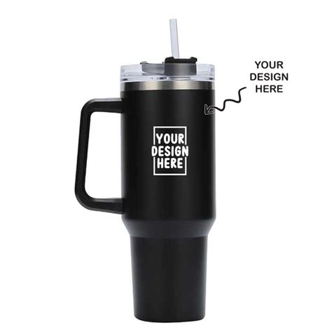 Personalized 1200ml Engraved Black Stainless Steel Tumbler for ...