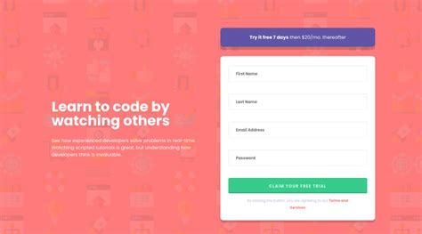 Image result for HTML Sign Up Form Code