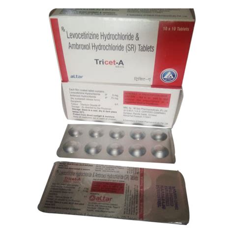 TRICET-A Tablets Altar Pharmaceuticals Pvt. Ltd.
