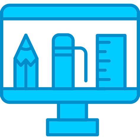 Computer Icon Blue 的图像结果