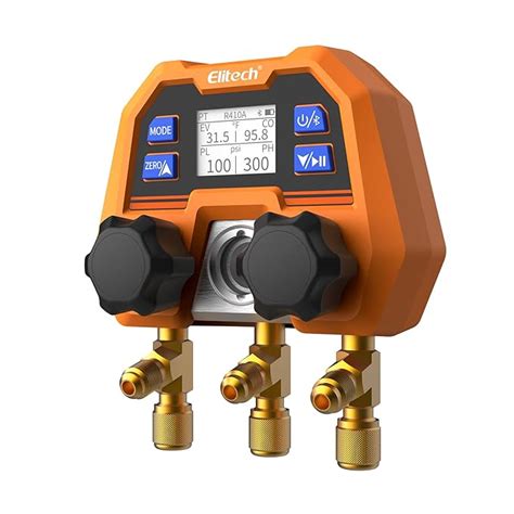 Elitech Smart Digital Manifold Gauge, Subverse Traditional Pressure ...