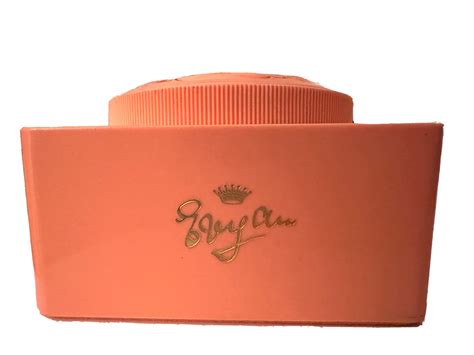 Vintage Evyan Perfumes White Shoulders Pink Powder Box & Puff Art Nouveau | eBay