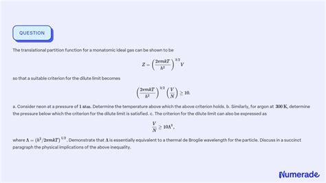 Image result for Translational Partition Function Explained