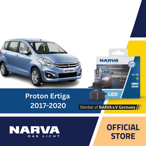 NARVA Car Headlight Halogen / LED Bulbs Set Proton Ertiga (2017-2020) | Shopee Malaysia