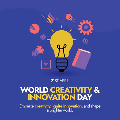 World Creativity and Innovation Day. 21st April World creativity and ...