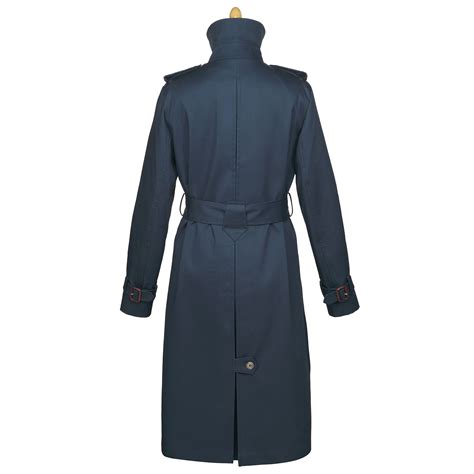 Navy Classic Belted Trench Coat | Ladies Country Clothing | Cordings US