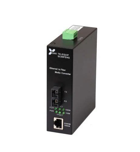 Ethernet To Fiber Media Converter - SC09FENS I 10 100 Ethernet to Fiber ...