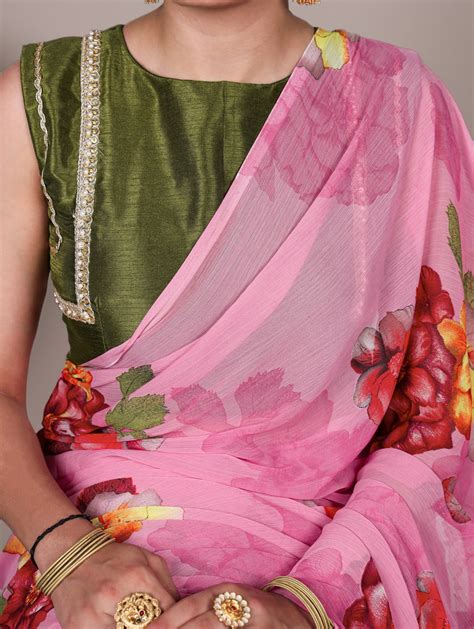 Taraa L 7009 Chiffon Floral Printed Saree Collection