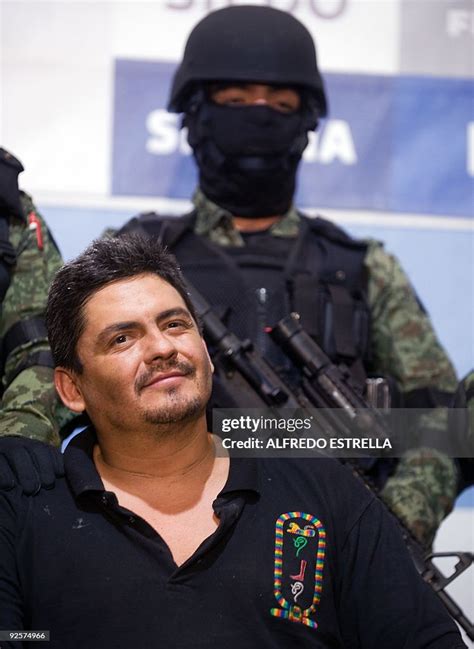 Oscar Orlando Nava Valencia, a.k.a "El Lobo", is presented to the ...