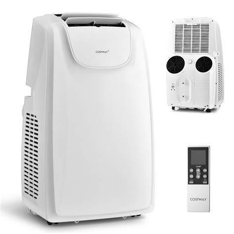 Costway 8000-BTU DOE (115-Volt) White Vented Portable Air Conditioner ...