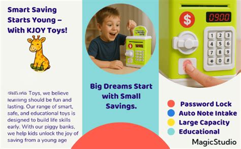 Money Maya Piggy Bank Toy for Kids and Adults - Gullak Money Safe with ...