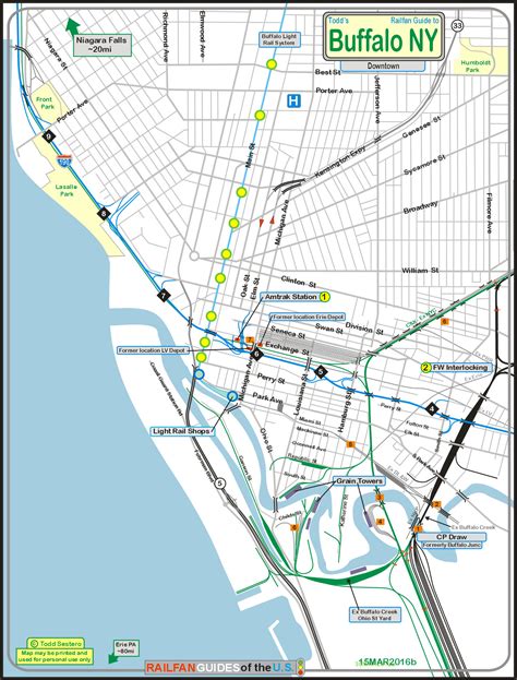 Map Of Downtown Buffalo Ny 14203