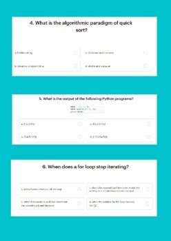 Image result for Python Multiple Choice Questions Code