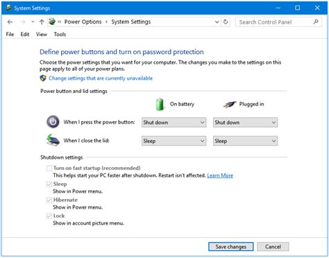 Bildergebnis für close lid sleep windows 10