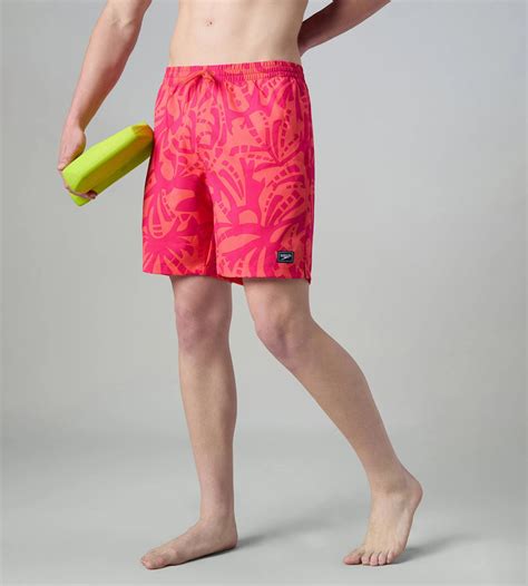 Buy Speedo Men's 4 Way Comfort Stretch Essential Printed Watershorts ...