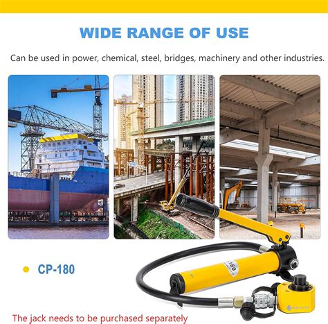 NEWTRY CP-180 Hydraulic Hand Pump - Manual Pump India | Ubuy