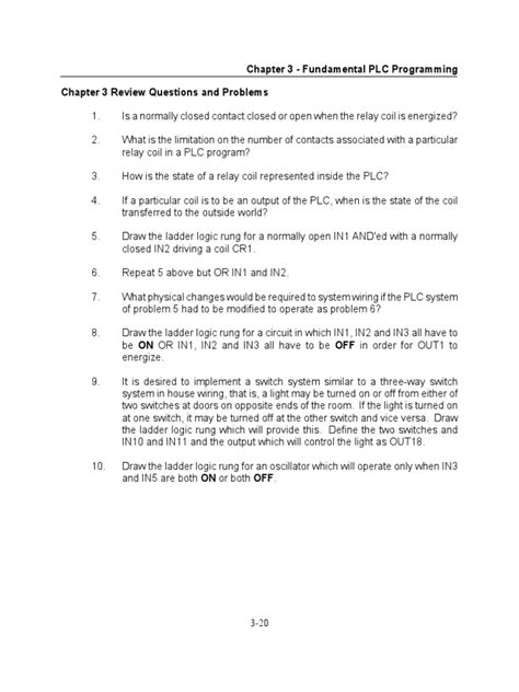 Image result for plc Programming Questions for Practice