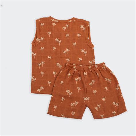Crinkled Muslin Jabla & Shorts Set for Babies | Boon Babies – boonbabies