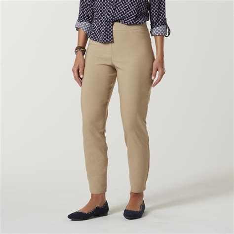 Basic Editions Women's Twill Pants