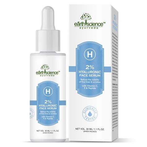 Earth Science Ayurveda Hyaluronic Acid Face Serum for hydrated skin ...