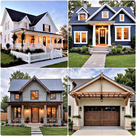 40 Black Modern Farmhouse Exterior Ideas for A Bold Look