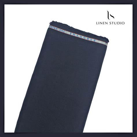 Feather Navy Blue Netted Burgoyne - Pure Linen 70 Lea – Linen Studio