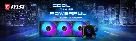 MSI MAG CORELIQUID K360 ARGB AIO CPU Liquid Cooler I Inter LGA 1150 ...